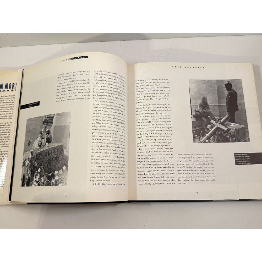 Jim Morrison Dark Star Hardcover By Jones, Dylan - GOOD - Picture 9 of 16